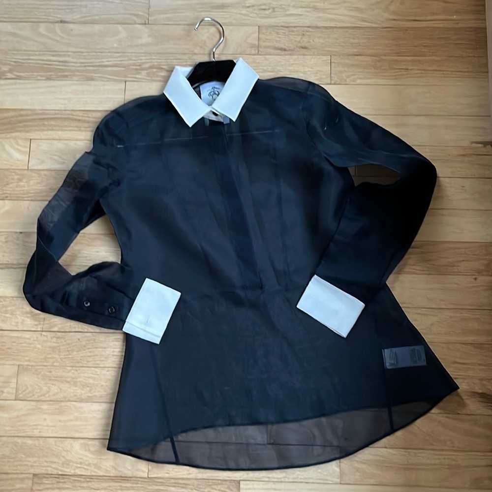 Black Fleece by Thom Browne silk blouse new never worn